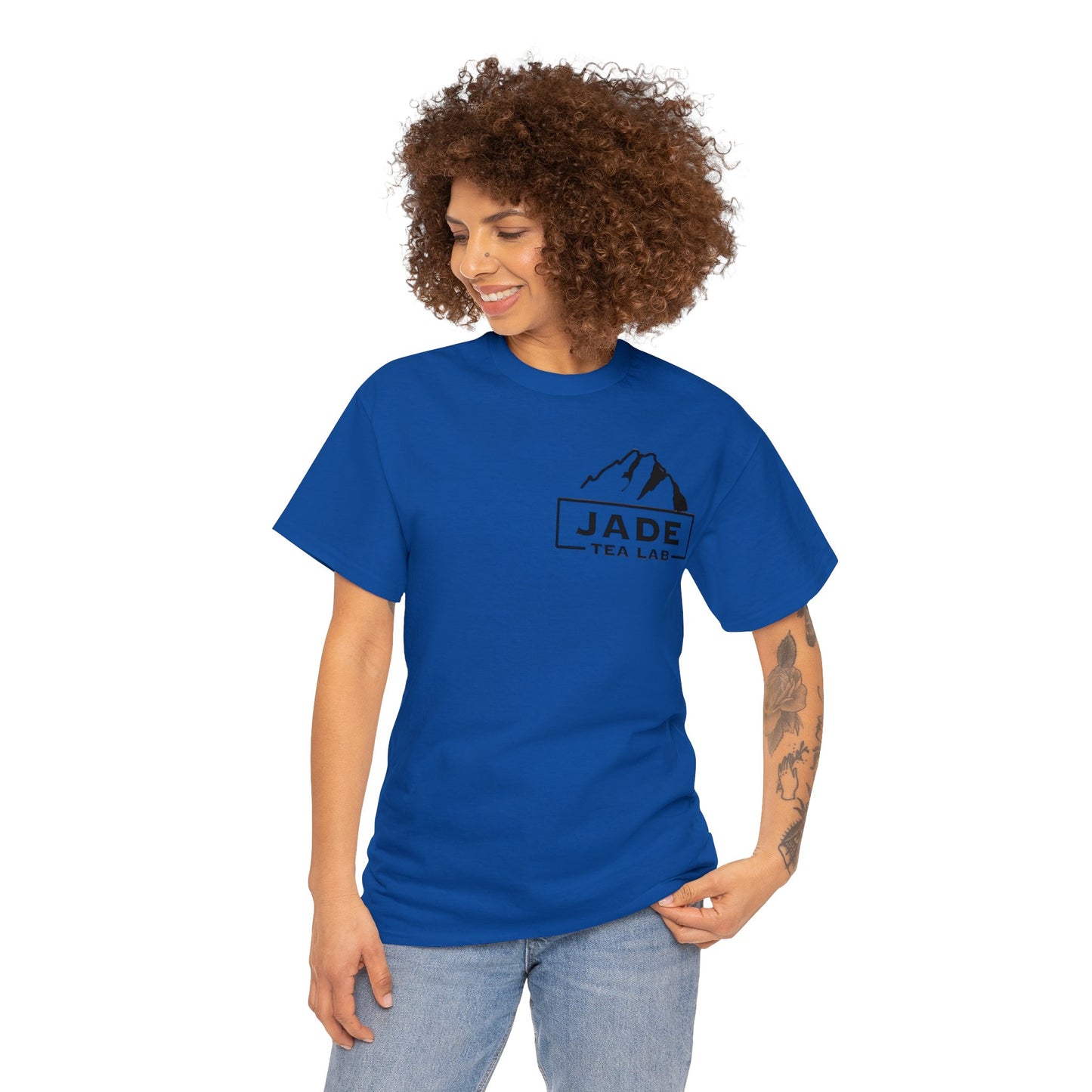 Jade Tea Lab Logo Unisex Heavy Cotton Tee